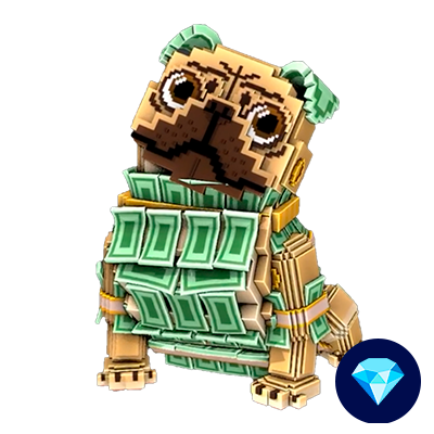 Money Money Puggy | Diamond